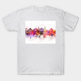 Delhi skyline in watercolor T-Shirt